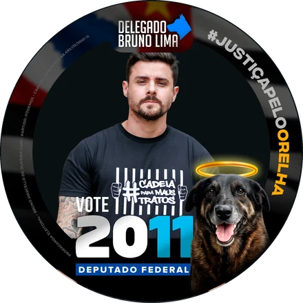 Moldura oficial Delegado Bruno Lima 2011